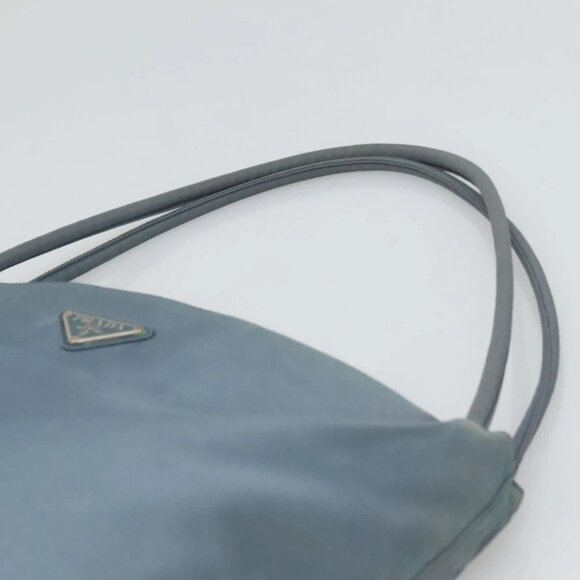 PRADA Tote Bag Nylon Light Blue Auth ti3069 - Picture 9 of 14